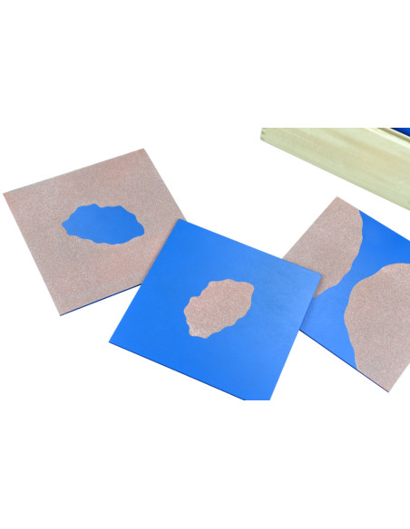 Karty z kształtami lądów i wód