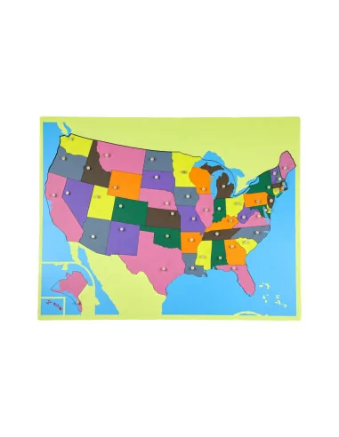 Puzzlowa mapa USA
