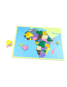 Puzzlowa mapa Afryki