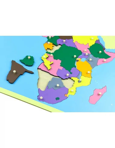 Puzzlowa mapa Afryki