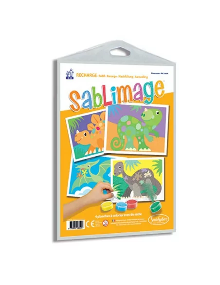 Sada obrázků - Sablimage - Pískové obrázky - Dinosauři