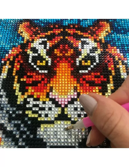 Diamantové plátno - Tygr