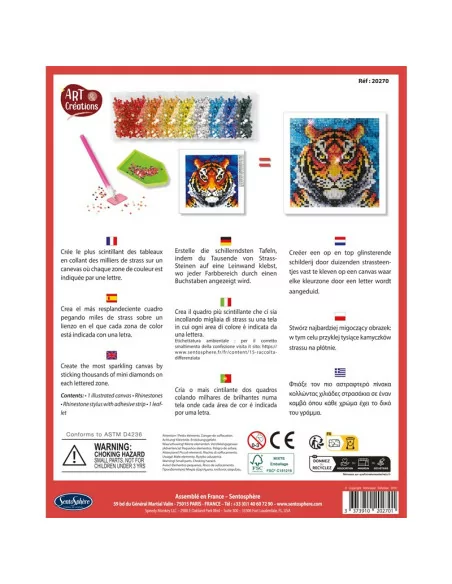 Diamantové plátno - Tygr