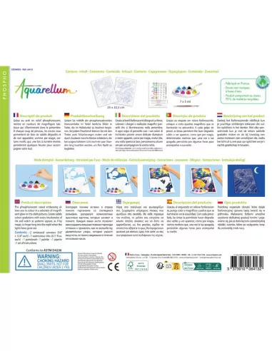 Akvarely svítící ve tmě - Vesmír