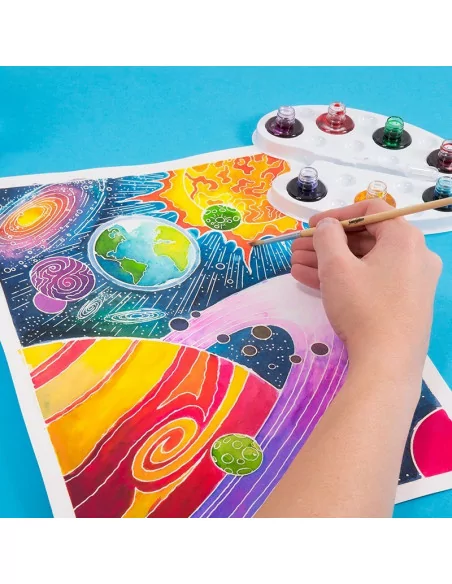 Akvarely svítící ve tmě - Vesmír