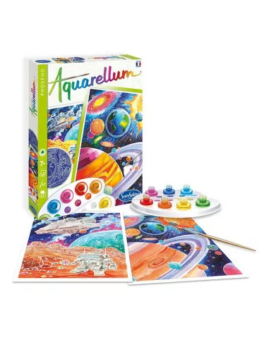 Akvarely svítící ve tmě - Vesmír