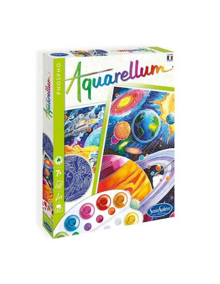 Akvarely svítící ve tmě - Vesmír