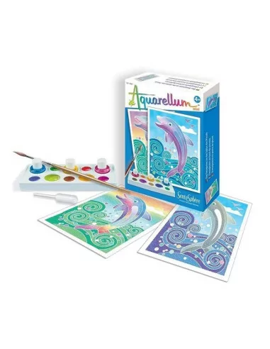 Sentosphere - Akwarele mini - Delfiny