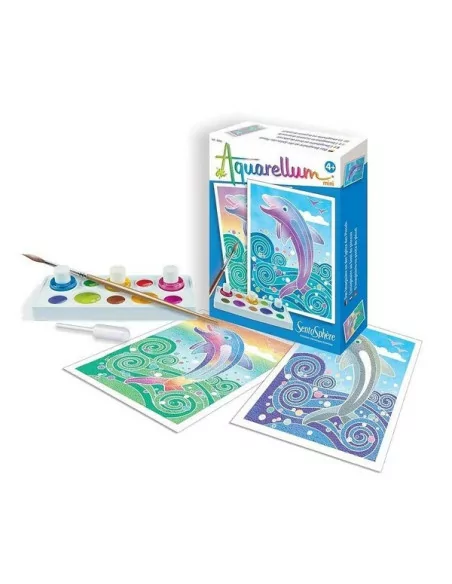 Sentosphere - Akwarele mini - Delfiny