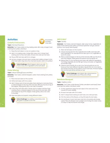 Zestaw probówek z dodatkami