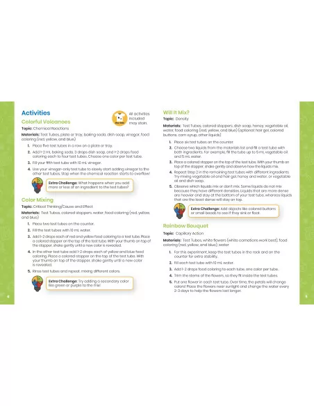 Zestaw probówek z dodatkami