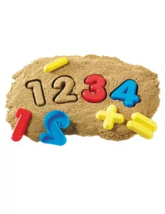 Formy do piasku - cyferki