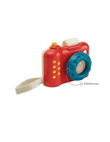 Aparat drewniany z kalejdoskopem