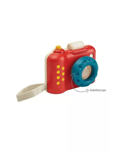 Aparat drewniany z kalejdoskopem