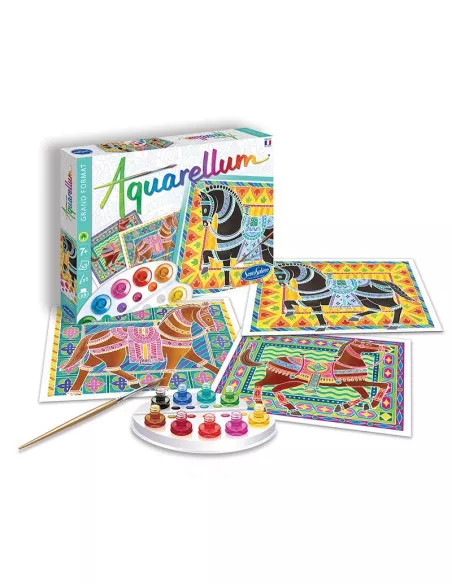 Sentosphere - Akwarele konie