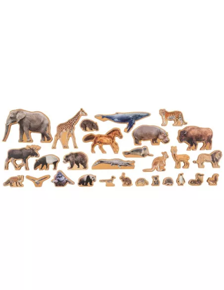 Nienhuis - Kontynenty - pudełko ze zwierzętami