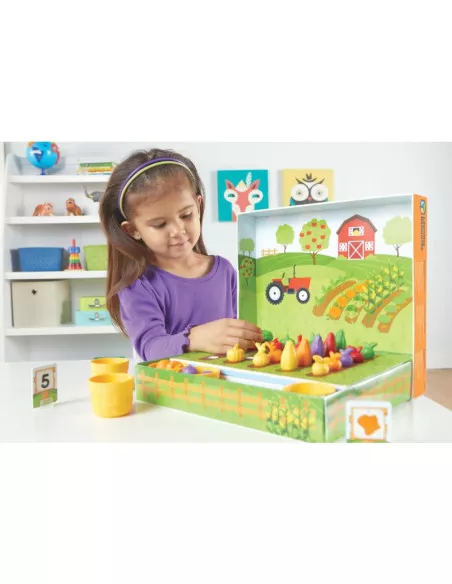 Learning Resources - Matematyczny zestaw do sortowania - Warzywna farma
