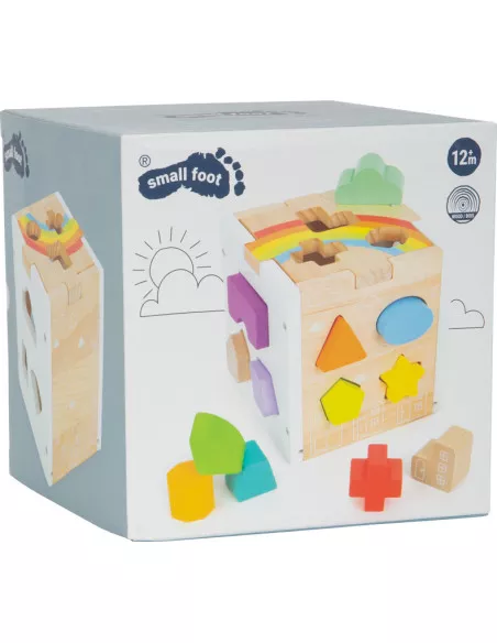 Duhová vkládací kostka