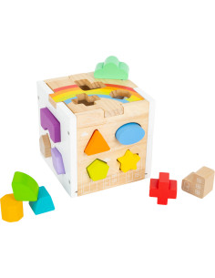 Duhová vkládací kostka