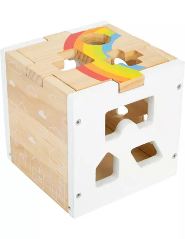 Duhová vkládací kostka