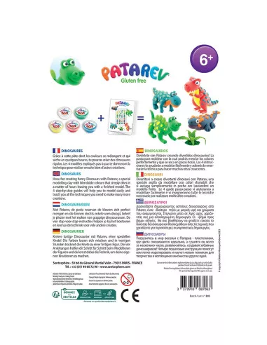 Sentosphere - Modelina Patarev mini - Dinozaury