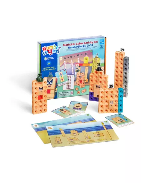 Matematické kostky 21-30, sada aktivit