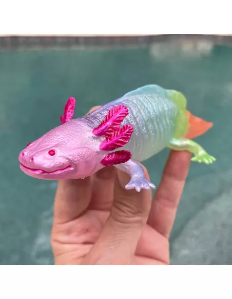 Duhový Axolotl