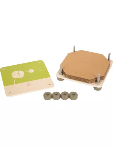 Dřevěný lis na květiny