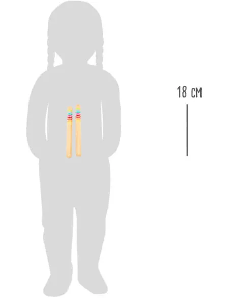 Hudební barevná dřívka