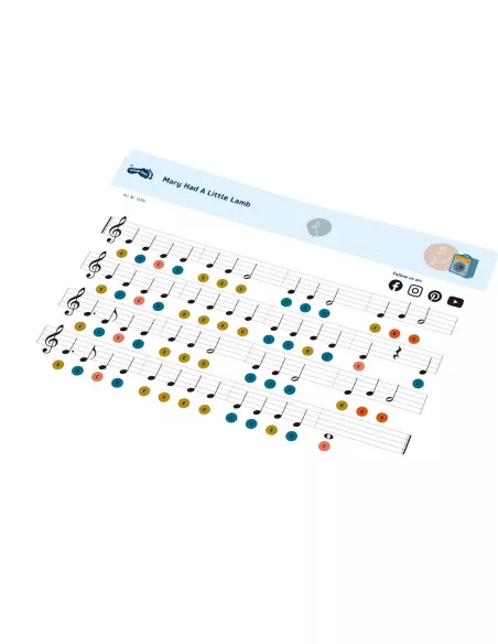 Dřevěný barevný xylofon