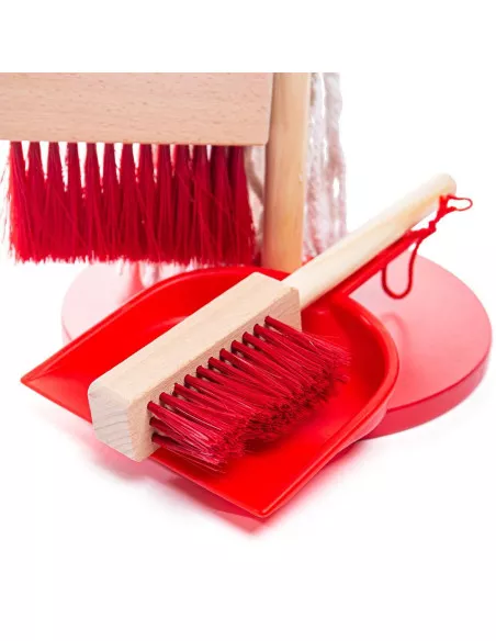 Sada na úklid, červená