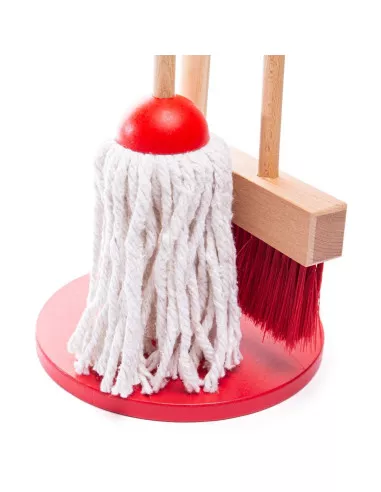 Sada na úklid, červená