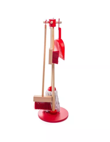 Sada na úklid, červená