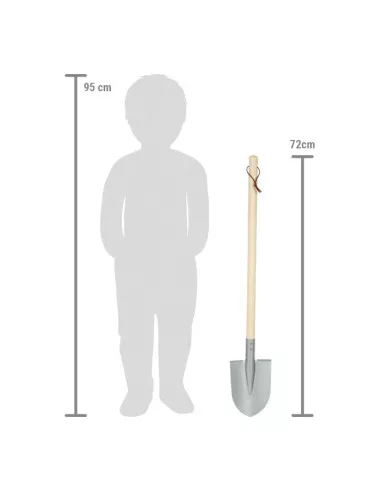 Zahradní rýč špičatý, šedý