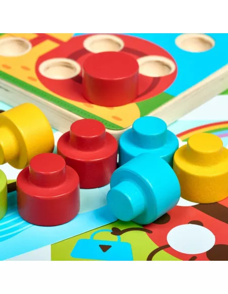 Barevná mozaika s předlohami