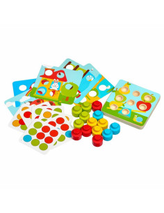 Barevná mozaika s předlohami