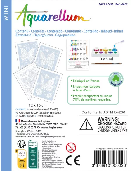 Aquarely mini -  Motýli