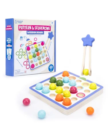 Learning Resources Drewniana tablica – wzory i sekwencje