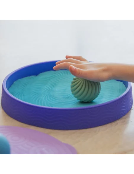 Learning Resources Playfoam – sensoryczna tacka z piaskiem i kulkami