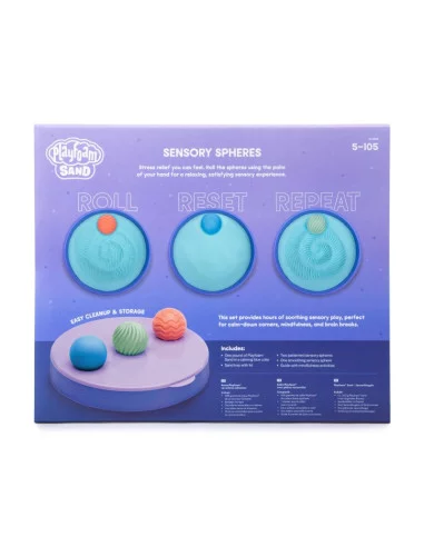 Learning Resources Playfoam – sensoryczna tacka z piaskiem i kulkami