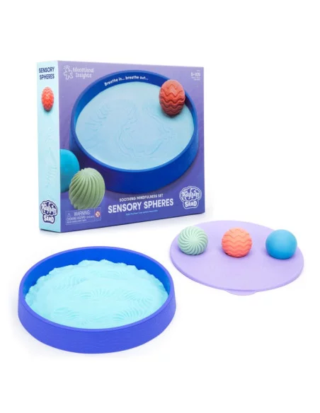 Learning Resources Playfoam – sensoryczna tacka z piaskiem i kulkami