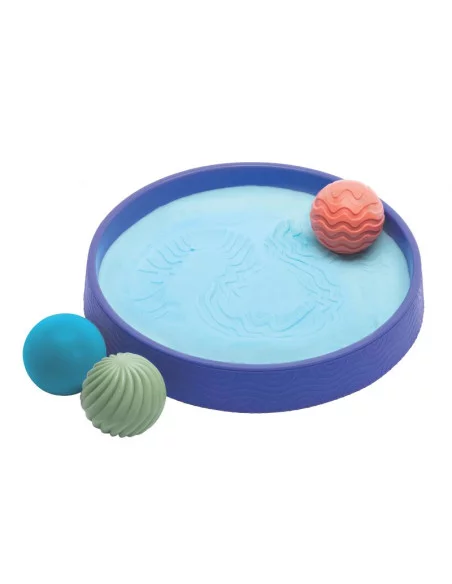 Learning Resources Playfoam – sensoryczna tacka z piaskiem i kulkami