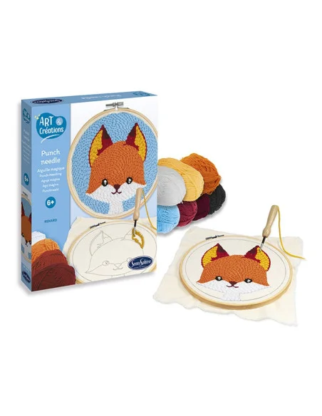 Vyšívání jehlou - liška