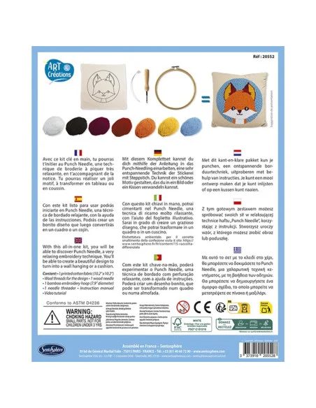 Vyšívání jehlou - liška