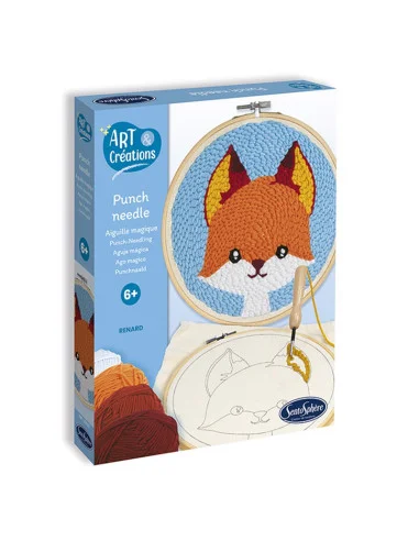 Vyšívání jehlou - liška