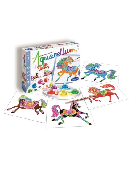 Akvarely junior - Koně