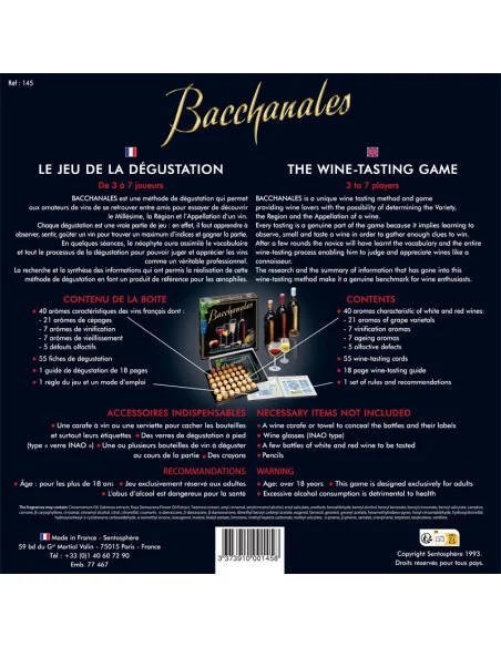 Bacchanales - Čichová hra s víny