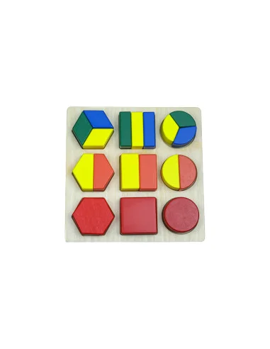 Puzzle geometryczne - dzielenie