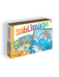Ryby i delfiny - obrazki piaskowe Sablimage