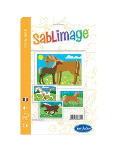 Sada obrázků - Sablimage: Pískové obrázky - Koně